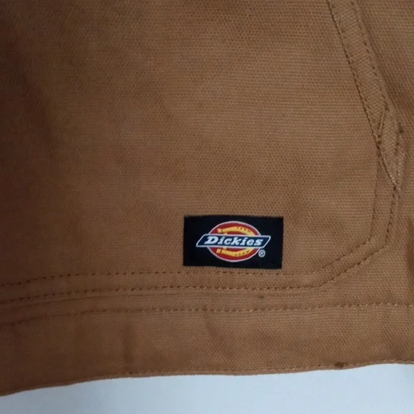 Dickies Work Jacket Men's 3XL Brown Canvas Chore Coat Fall Winter - Picture 2 of 10